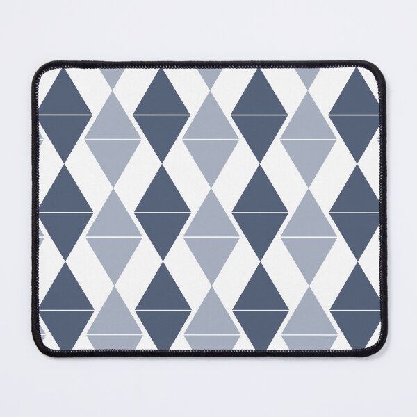 Item preview, Cadet blue, neutral blue & white diamonds designed and sold by Mint + Midnight.