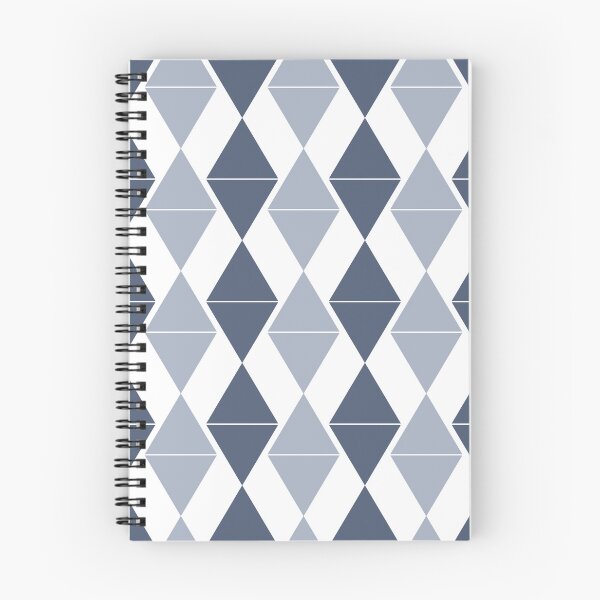 Item preview, Cadet blue, neutral blue & white diamonds designed and sold by Mint + Midnight.