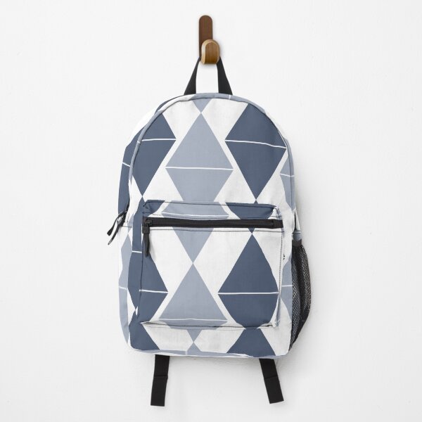 Item preview, Cadet blue, neutral blue & white diamonds designed and sold by Mint + Midnight.