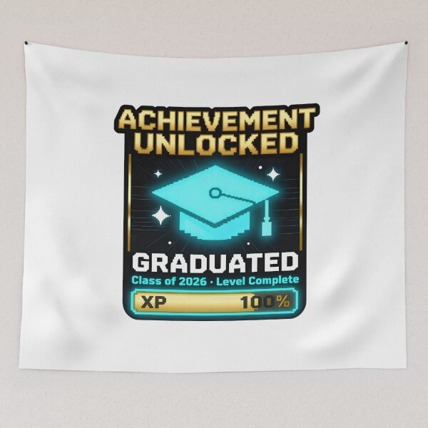 Item preview, achievement unlocked  - class of  2026 designed and sold by VYRON STUDIO.