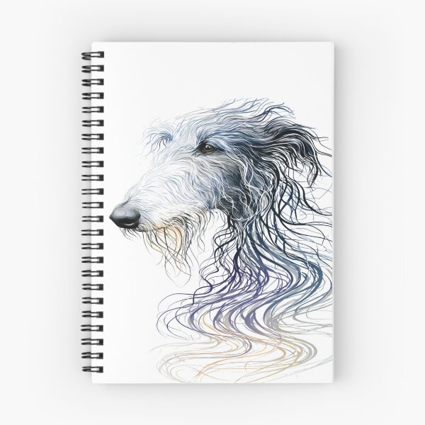 Item preview, Scottish colorful deerhound designed and sold by aghnadarragh.