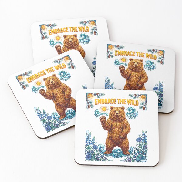 Item preview, Wild Grizzly Bear designed and sold by TeeARTHY.