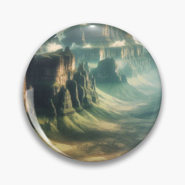 Item preview, Lost World Table Mountains | Tepui Landscape | Epic Misty Valley Art designed and sold by IRON SIREN.