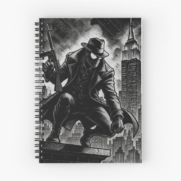 Item preview, Spider Noir Vintage Detective Superhero Graphic designed and sold by MakmurMpxgo.