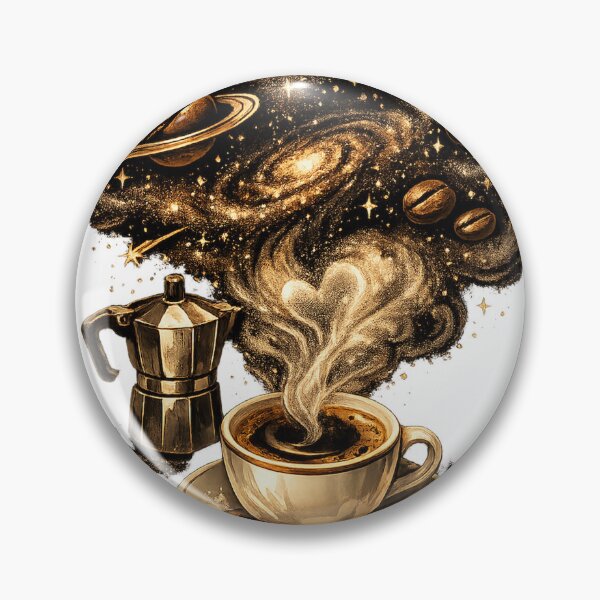 Item preview, Cosmic Coffee Galaxy Espresso Space Art designed and sold by MIArt Studio.