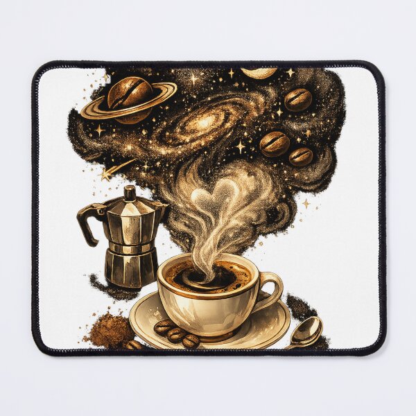 Item preview, Cosmic Coffee Galaxy Espresso Space Art designed and sold by MIArt Studio.