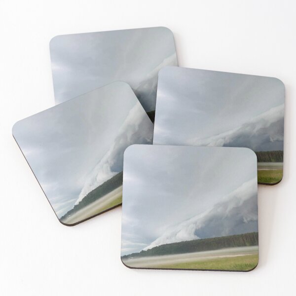 Item preview, Dramatic Storm Clouds Over Forest Landscape designed and sold by RoyalDeluxGo.
