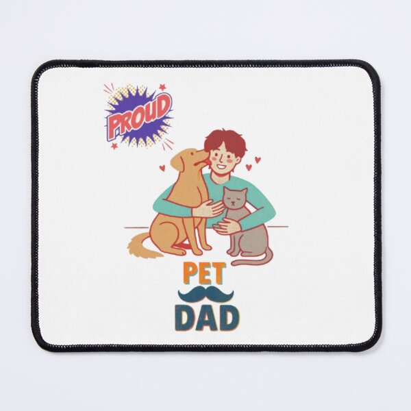 Item preview, Proud Pet Dad Retro Comic Explosion Animal Lover Art designed and sold by Miheerala.