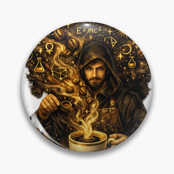 Item preview, Coffee Alchemist Magic Espresso Sorcerer Art designed and sold by MIArt Studio.