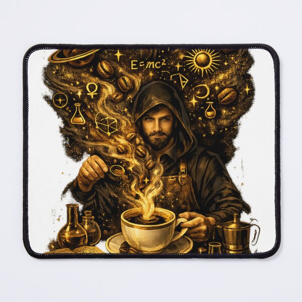 Item preview, Coffee Alchemist Magic Espresso Sorcerer Art designed and sold by MIArt Studio.