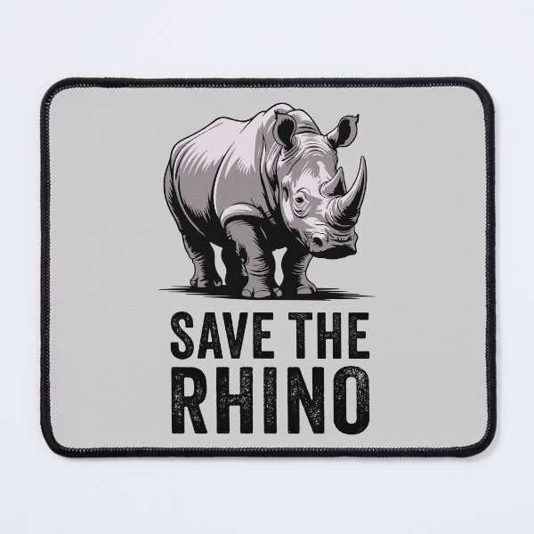 Item preview, Save The Rhino | Protect Endangered Species designed and sold by MammothArt.