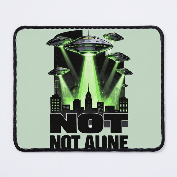 Item preview,  Not Alone UFO Alien Invasion Streetwear Urban  designed and sold by GoGreenlove.