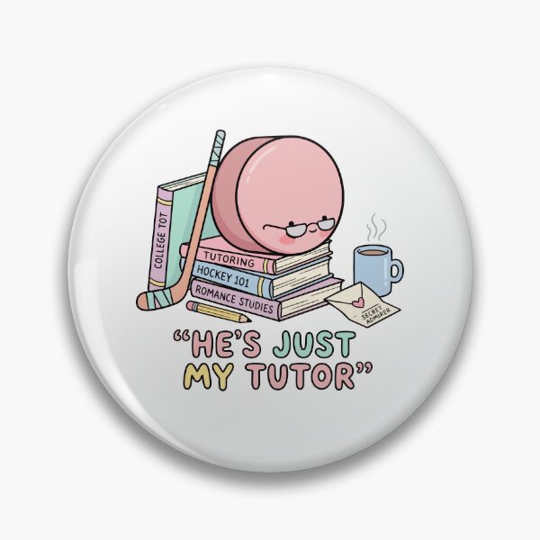 Item preview, He’s Just My Tutor Cute Hockey Romance Sticker designed and sold by Lestari Studio.