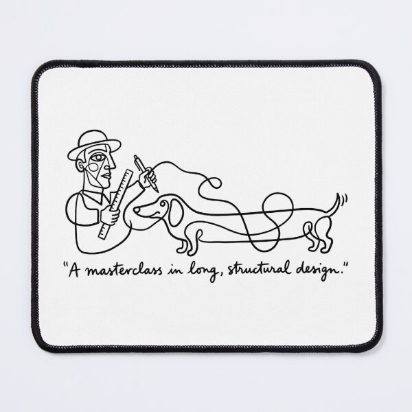 Item preview, Architect + Dachshund: "A masterclass in long, structural design" designed and sold by YOU SHOP NOW.