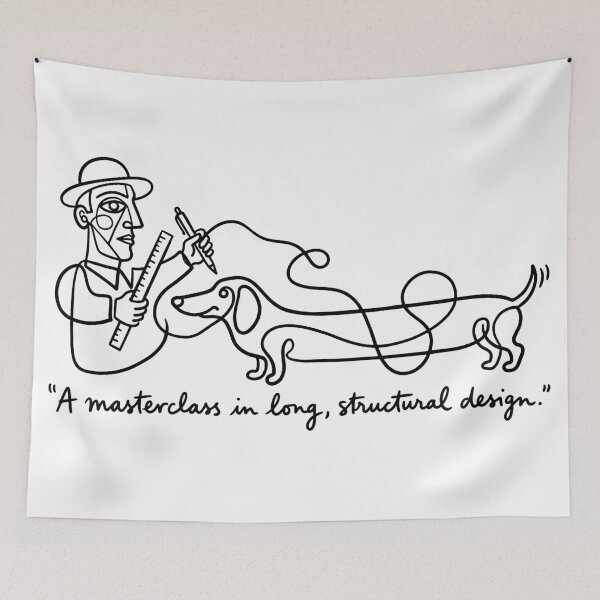 Item preview, Architect + Dachshund: "A masterclass in long, structural design" designed and sold by YOU SHOP NOW.