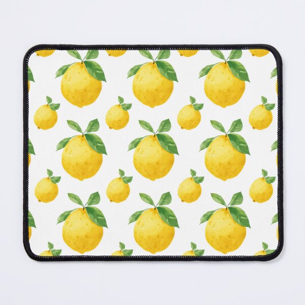 Item preview, Seamless Watercolor Lemon Pattern on White Background designed and sold by IRON SIREN.