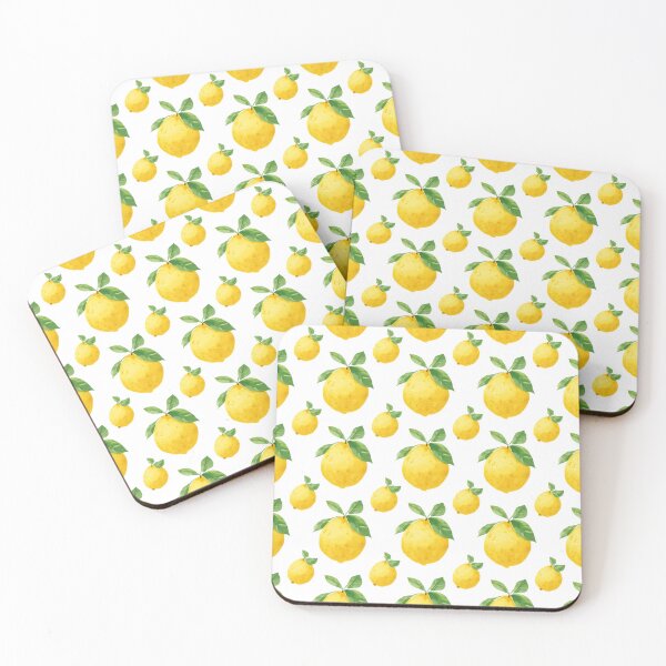 Item preview, Seamless Watercolor Lemon Pattern on White Background designed and sold by IRON SIREN.
