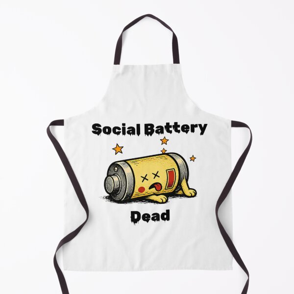 Item preview, Social Battery Dead Shirt – Funny Introvert Low Energy Aesthetic Tee designed and sold by DesignTeamHub.
