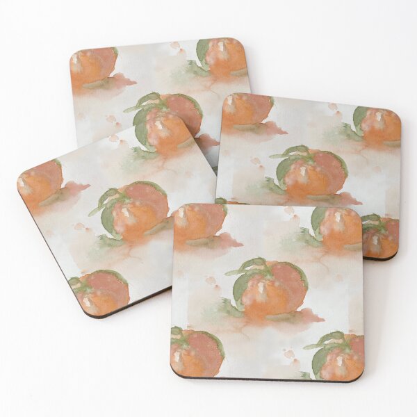 Item preview, Hand-Painted Watercolor Orange Pattern designed and sold by wissal.studio.