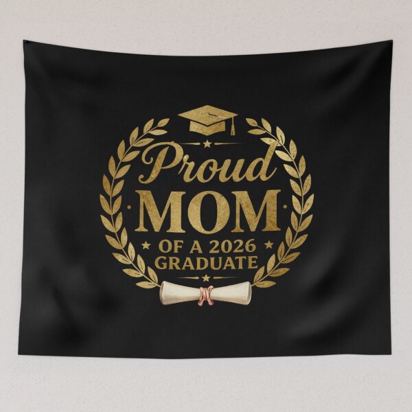 Item preview,  proud mom of graduation 2026 designed and sold by VYRON STUDIO.