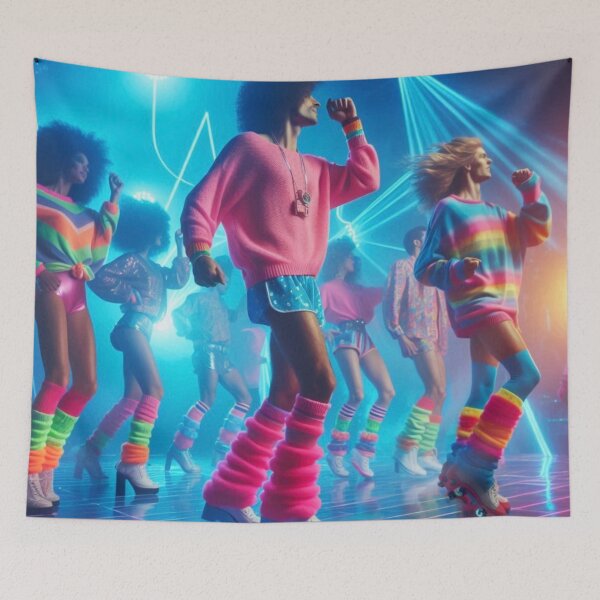 Item preview, Neon 80s Roller Disco Night designed and sold by IRON SIREN.