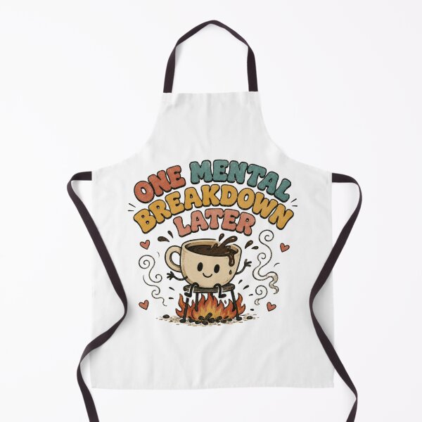 Item preview, One Mental Breakdown Later Funny Coffee Anxiety Meme designed and sold by Region.