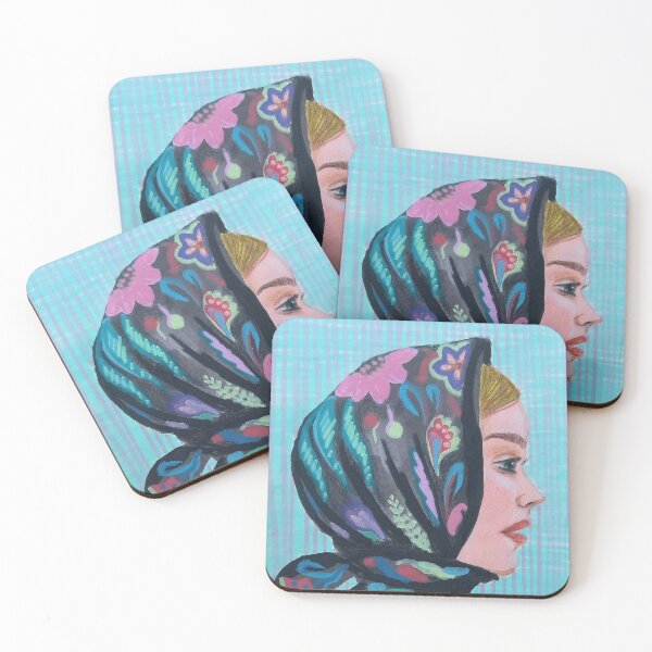 Item preview, Girl in a Floral Headscarf designed and sold by Liudmyla-25.