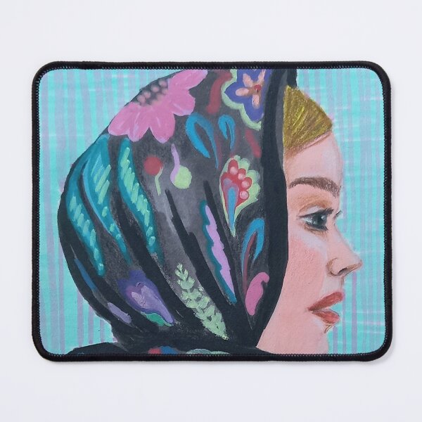 Item preview, Girl in a Floral Headscarf designed and sold by Liudmyla-25.