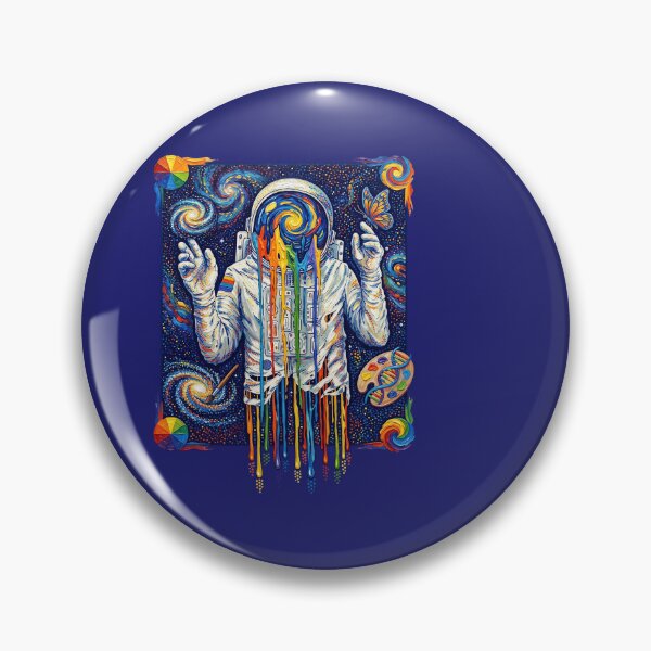 Item preview,  Starry Night Dripping Astronaut designed and sold by TeeARTHY.