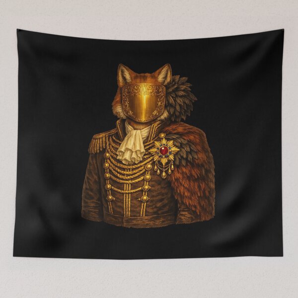 Item preview, The Noble Fox — Victorian Aristocrat Portrait | Fantasy Animal Art designed and sold by ArtoryWorks.