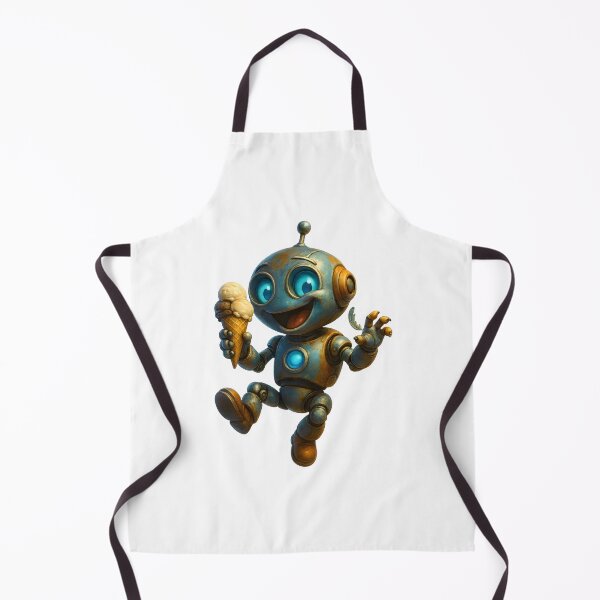Item preview, Friendly Robot – Cute Ice Cream Robot Design designed and sold by Yomere.