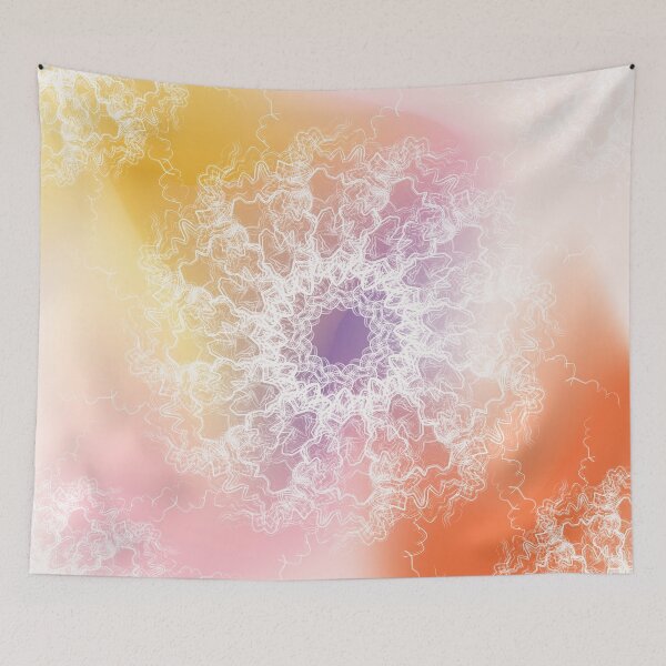 Item preview, Pastel Bloom – Dreamy Abstract Floral Tie Dye Inspired Art designed and sold by Helmina Groper.