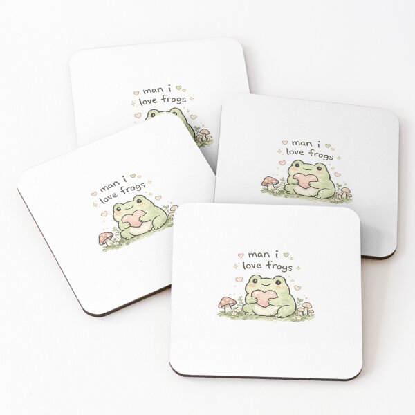 Item preview, Man I Love Frogs – Cute Cottagecore Froggy Aesthetic designed and sold by Strong-GYM.