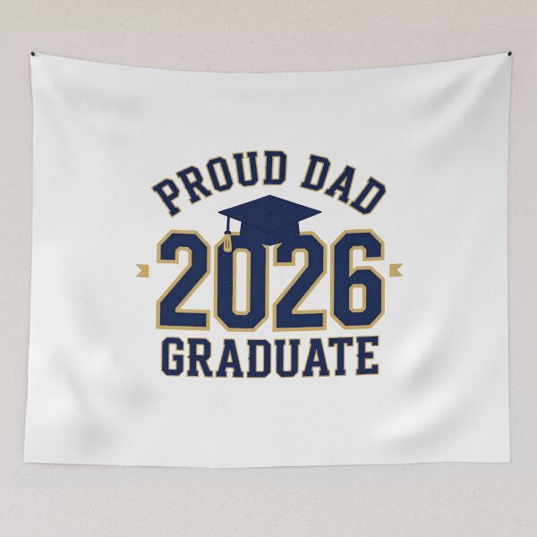 Item preview, proud dad of graduation 2026 designed and sold by VYRON STUDIO.