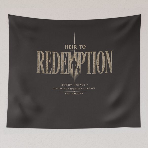 Item preview, Heir To Redemption – Legacy Mindset Shirt | Christian Streetwear Father Son Design designed and sold by BOOGY LEGACY™.