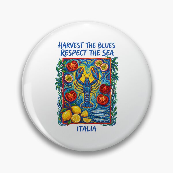 Item preview, Harvest the Blues Italian Lobster designed and sold by TeeARTHY.
