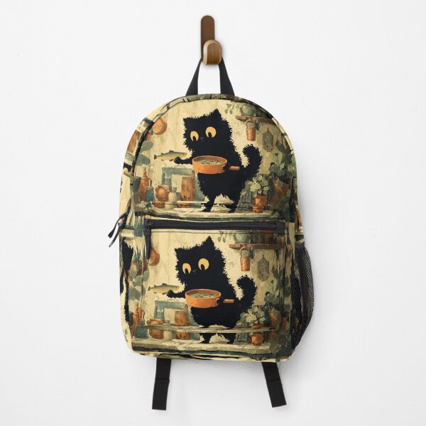 Item preview, Curious Cat Cooking Fish designed and sold by Erika Kaisersot.
