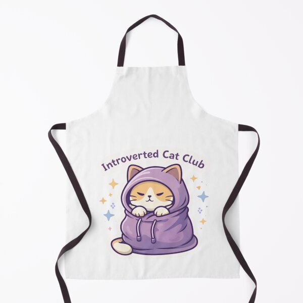 Item preview, Introverted Cat Club Sticker | Cute Introvert Cat Meme | Funny Cat Lover Gift designed and sold by agaa-vibes-studio.