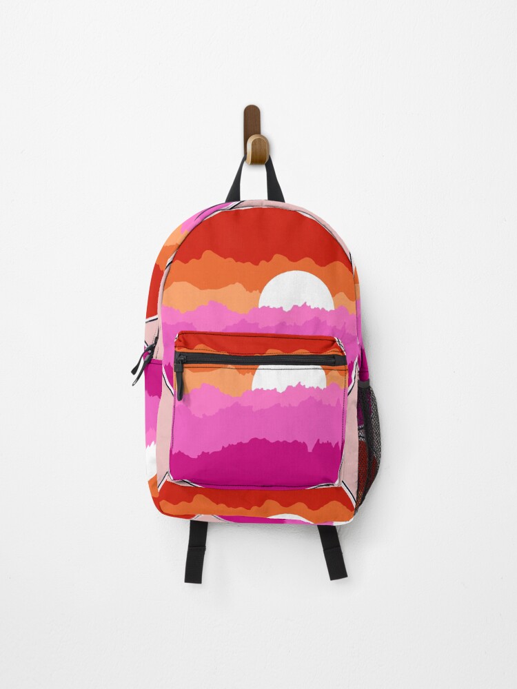 Thumbnail 1 of 3, Backpack, Sunset designed and sold by MayaLEDP.