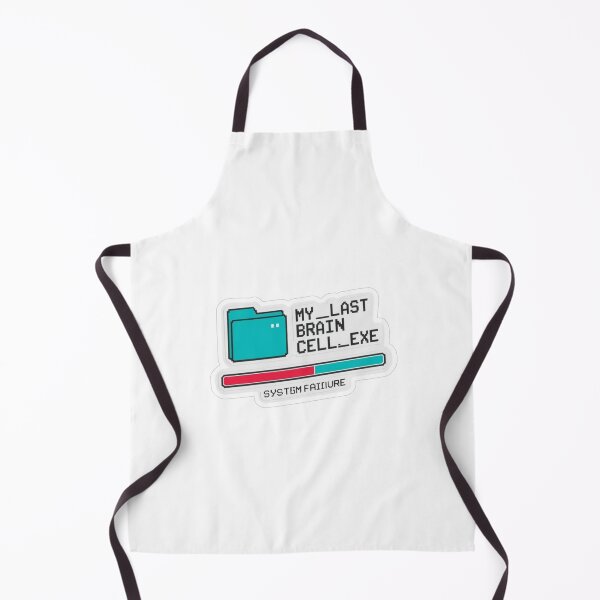 Item preview, Retro PC Last Brain Cell System Failure designed and sold by MoodPeel_ .