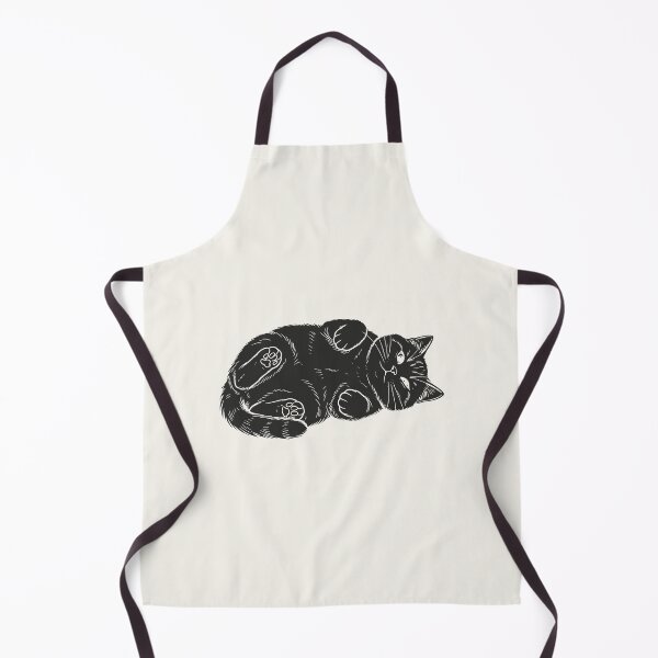 Item preview, Cat Lying on Back Showing Belly - Black Silhouette designed and sold by sxtfejvseyn.