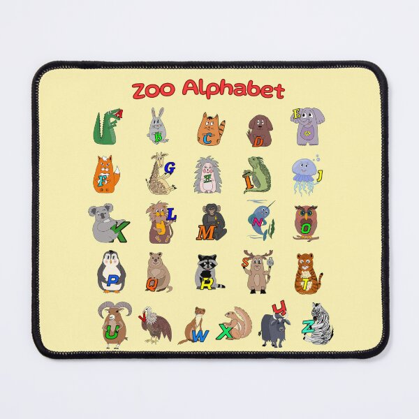Item preview, Cute Animal Zoo Alphabet – Fun ABC Poster for Nursery and Kids designed and sold by illeN-Art-World.