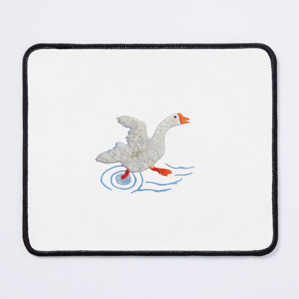 Item preview, Paddling goose hand embroidered designed and sold by Alsa-Hand Embroidery.