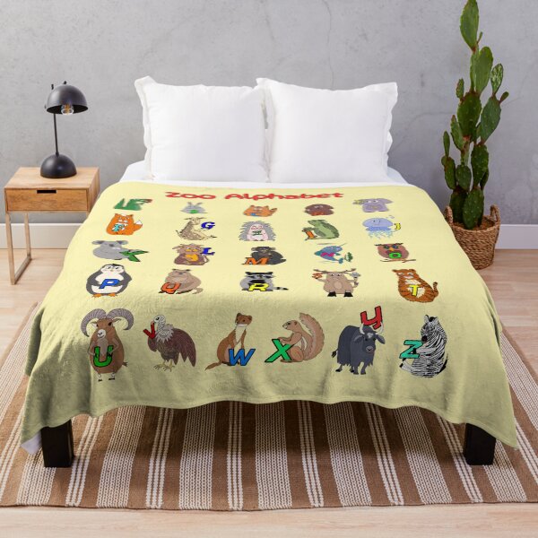 Item preview, Cute Animal Zoo Alphabet – Fun ABC Poster for Nursery and Kids designed and sold by illeN-Art-World.