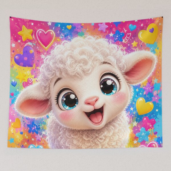 Item preview, Cute Rainbow Lamb Dreamscape designed and sold by Rohan132.