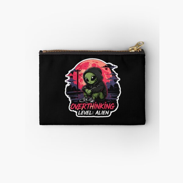 Item preview, Overthinking Level Alien | Cute Introvert Space Character designed and sold by TheZyro.
