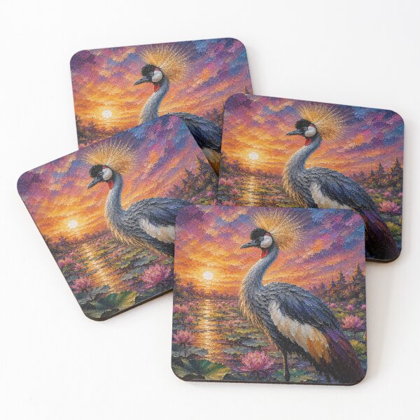Item preview,  A peacock standing in the setting sun designed and sold by artsimplepage.