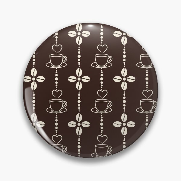 Item preview, Seamless Coffee Cups and Beans Pattern designed and sold by ratihms.art.