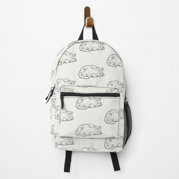 Item preview, Cat Lying on Back Showing Belly - Black Line Art designed and sold by sxtfejvseyn.