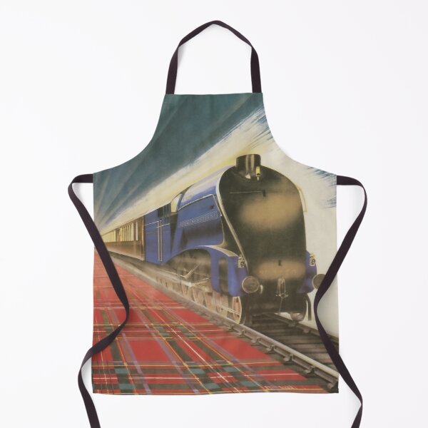 Item preview, Queen of Scots - CJ Railway Vintage Poster designed and sold by CJChronicles.